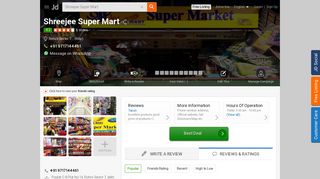 
                            9. Shreejee Super Mart, Rohini Sector 7 - Departmental Stores in Delhi ...