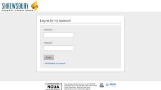 
                            4. Shrewsbury Federal Credit Union | Login