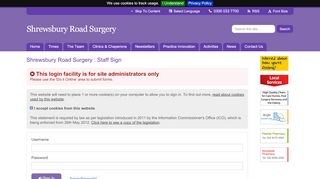 
                            12. Shrewsbury Road Surgery - Portal Login