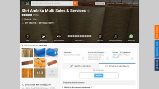 
                            12. Shri Ambika Multi Sales & Services, Modnimb - Nylon Net Dealers in ...