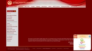 
                            2. SHRI MATA VAISHNO DEVI SHRINE BOARD | Official Website