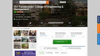 
                            6. Shri Ramdeobaba College Of Engineering & Management - Justdial