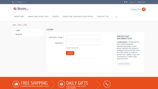 
                            8. Shrims Jewellers:Login - Shrims Jewellers:Home