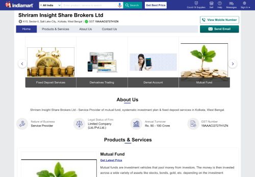 
                            9. Shriram Insight Share Brokers Ltd - Service Provider of Mutual Fund ...