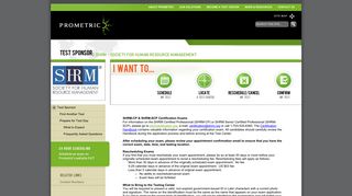 
                            5. SHRM - Society for Human Resource Management - Prometric