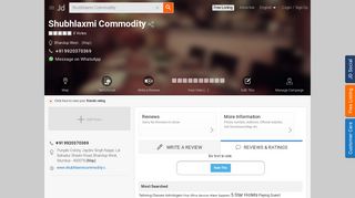 
                            8. Shubhlaxmi Commodity - Write a Review or Rate Shubhlaxmi ...