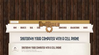 
                            13. Shutdown your Computer with a Cell Phone - Tinkernut Labs