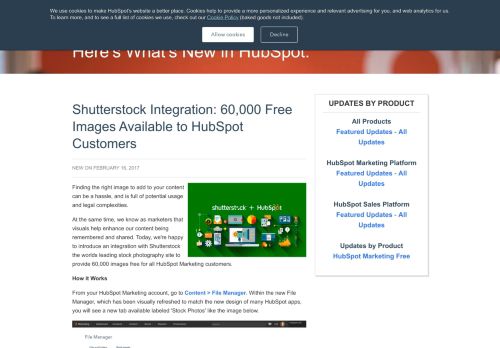 
                            13. Shutterstock Integration: 60,000 Free Images Available to HubSpot ...