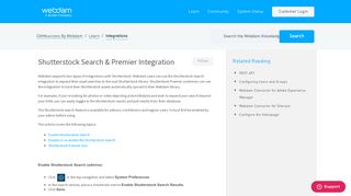 
                            12. Shutterstock Search & Premier Integration – DAMsuccess by Webdam