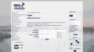 
                            7. SHV Woerden - Login