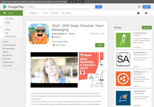 
                            5. Shyft - Shift Swap, Schedule, Team Messaging - Apps on Google Play