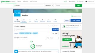 
                            11. Shyplite Reviews | Glassdoor