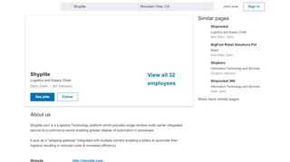 
                            8. Shyplite.com | LinkedIn