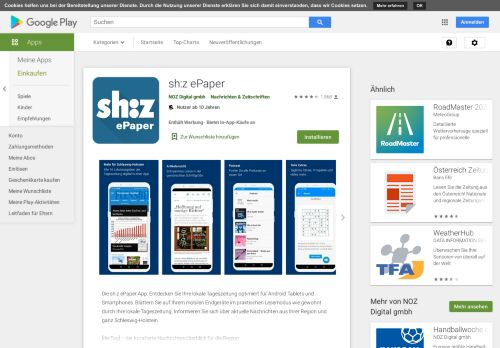 
                            5. sh:z ePaper – Apps bei Google Play