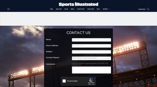 
                            4. SI Contact Form| SI.com - Sports Illustrated