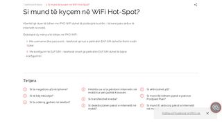 
                            1. Si mund të kyçem në WiFi Hot-Spot? - Ipko Telecommunications