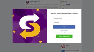 
                            5. Si tenés Subway Card, actualizá tus... - Subway Costa Rica | Facebook