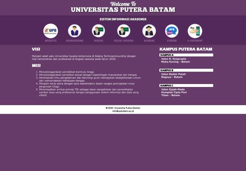 
                            6. SIA UPB - universitas putera batam