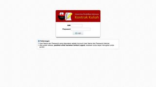 
                            1. SIAK - Kontrak Kuliah > Login - SIAK :: UPI