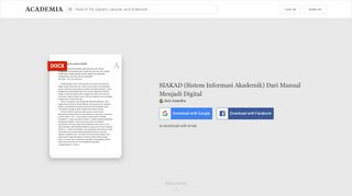 
                            11. SIAKAD (Sistem Informasi Akademik) Dari Manual Menjadi Digital ...