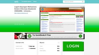 
                            3. siakad.unikama.ac.id - Login! Anjungan Mahasiswa Sist... - Siakad ...