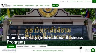 
                            9. Siam University - Study Business in Bangkok, Thailand - Asia Exchange