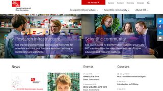 
                            8. SIB Swiss Institute of Bioinformatics: Home page