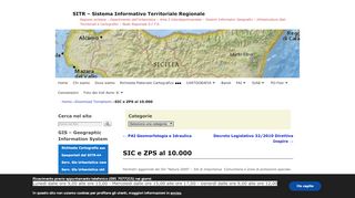 
                            6. SIC e ZPS al 10.000 | SITR - Sistema Informativo ... - Sitr Regione Sicilia