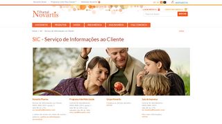 
                            3. SIC - Serviço de Informações ao Cliente | Portal Novartis