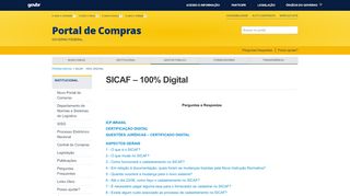 
                            3. SICAF - 100% Digital - Comprasnet