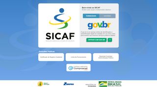 
                            1. SICAF - Sistema de Cadastramento Unificado de Fornecedores