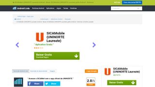 
                            10. SICAMobile (UNINORTE Laureate) Android - Baixar SICAMobile ...