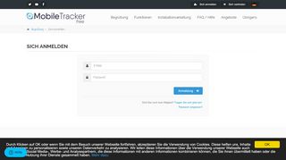 
                            4. Sich anmelden | Mobile Tracker Free