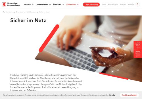 
                            12. Sicher im Netz | NKB - Nidwaldner Kantonalbank