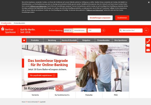 
                            11. Sicher online zahlen mit paydirekt | Berliner Sparkasse