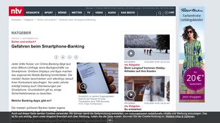
                            3. Sicher und einfach?: Gefahren beim Smartphone-Banking - n-tv.de