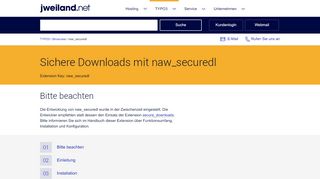
                            11. Sichere Downloads mit naw_securedl - jweiland.net