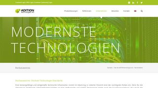 
                            5. Sichere und leistungsfähige Rechenzentren | ADITION technologies AG