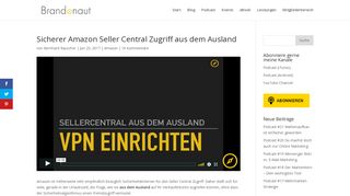 
                            10. Sicherer Amazon Seller Central Zugriff aus dem Ausland | Brandonaut