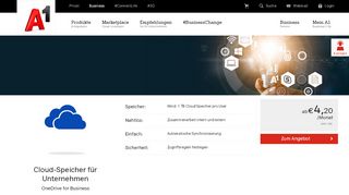 
                            10. Sicherer Cloud-Speicher für Unternehmen – OneDrive | A1.net