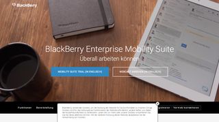 
                            7. Sicheres EMM & MDM – BlackBerry Enterprise Mobility Suite