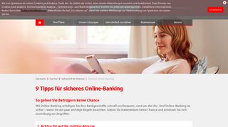 
                            2. Sicheres Online-Banking : Sicherheitstipps - Sparkasse.de