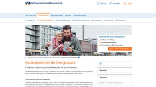 
                            8. Sicherheit Ihrer Debitkarte - Raiffeisenbank Mittenwald eG