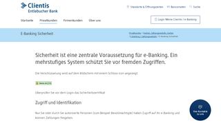 
                            12. Sicherheit im e-Banking - E-Banking Sicherheit - Clientis EB ...