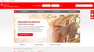 
                            8. Sicherheit im Internet | Sparkasse Olpe-Drolshagen-Wenden