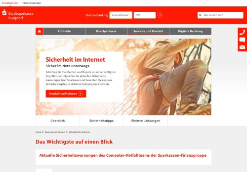 
                            8. Sicherheit im Internet | Stadtsparkasse Burgdorf