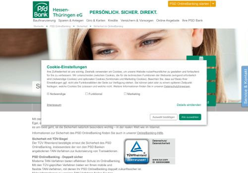 
                            3. Sicherheit im OnlineBanking - PSD Bank Hessen-Thüringen eG