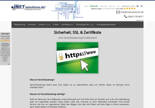 
                            8. Sicherheit-ssl • Webhosting » iNETsolutions.de® in Deutschland