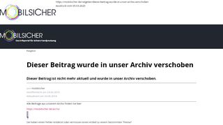 
                            13. Sicherheits-Desaster: Mail-Apps übertragen Passwörter - mobilsicher.de