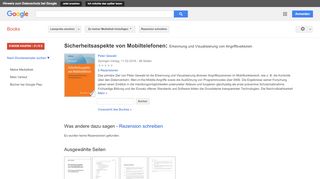 
                            13. Sicherheitsaspekte von Mobiltelefonen: Erkennung und ... - Google Books-Ergebnisseite